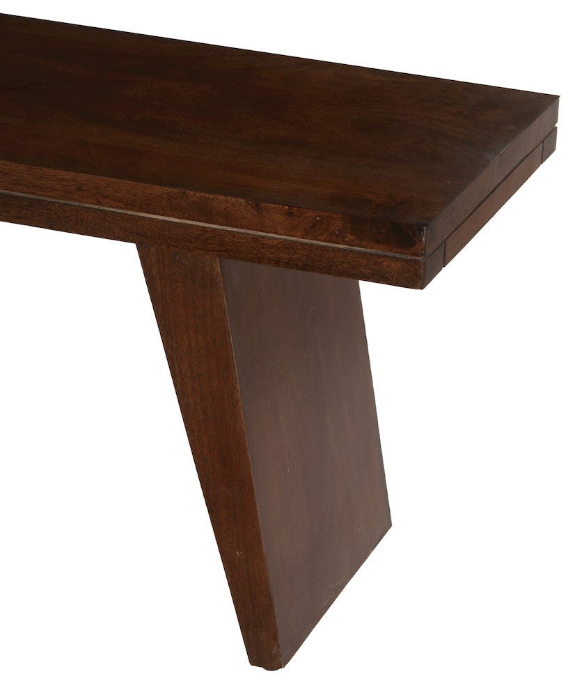 Lisbon Bench 70 in Royal Brown