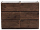Fresca Lazzaro 48" Rosewood Double Sink Cabinet