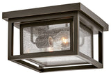 Hinkley Republic Small Flush Mount, Oil Rubbed Bronze