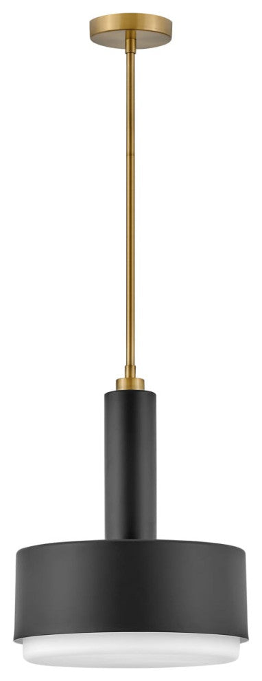 Black LED Pendant from the Cedric Collection