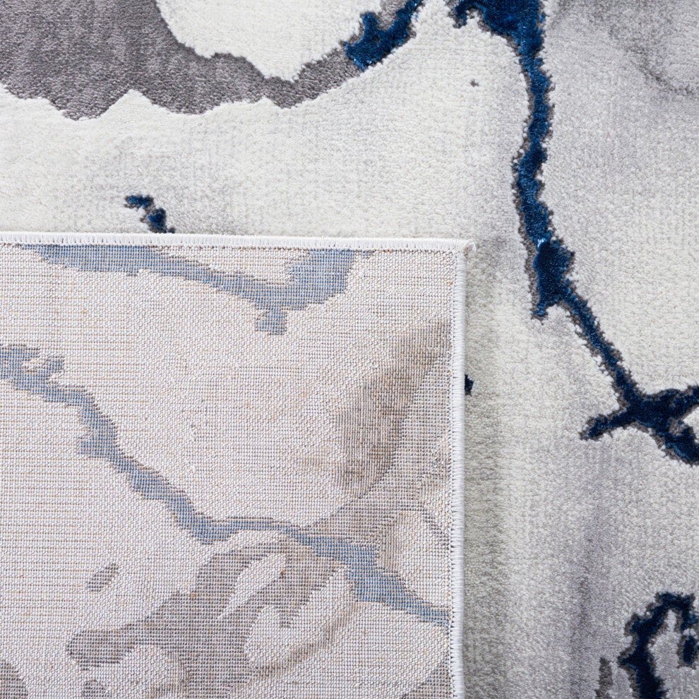 Safavieh Craft Collection CFT852F Rug, Grey/Blue, 6'7" X 9'
