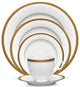 Noritake Charlotta Gold 40Pc China Set, Set of 8