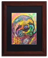 Dean Russo 'Sloth' Art, Wood Frame, Black Mat, 11x14