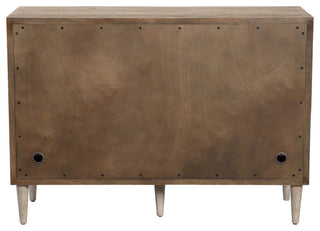 Uttermost 25084 Dani 48"W 2 Shelf Wood Accent Cabinet - Matte White / Gray