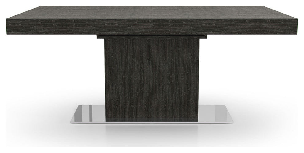 Astor Dining Table, 71", Extendable to 94", Gray Oak