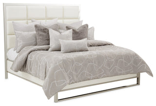 Roma II Comforter Set, Platinum, King