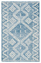 Safavieh Couture Abstract Collection, ABT852 Rug, Blue/Ivory, 5'x8'