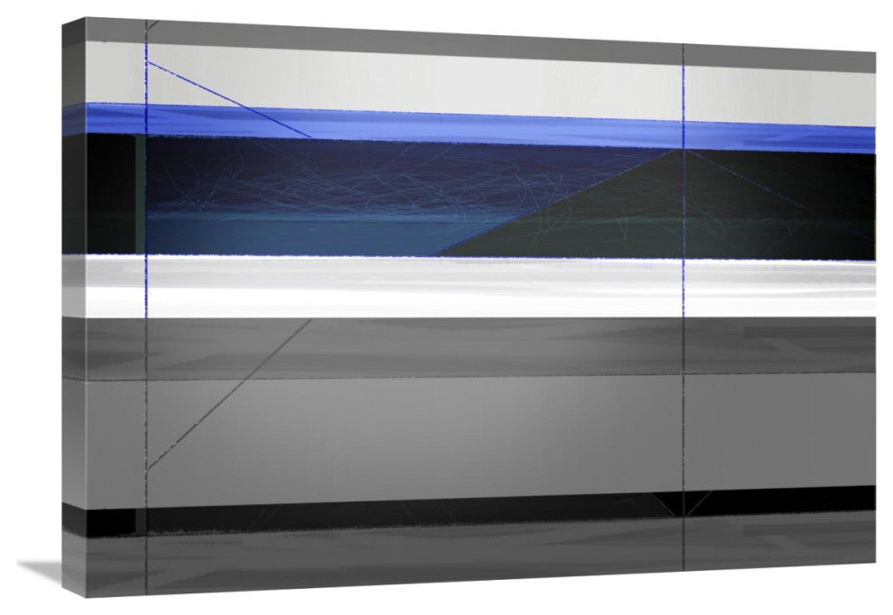 "Abstract Grey And Blue" Fine Art Print
