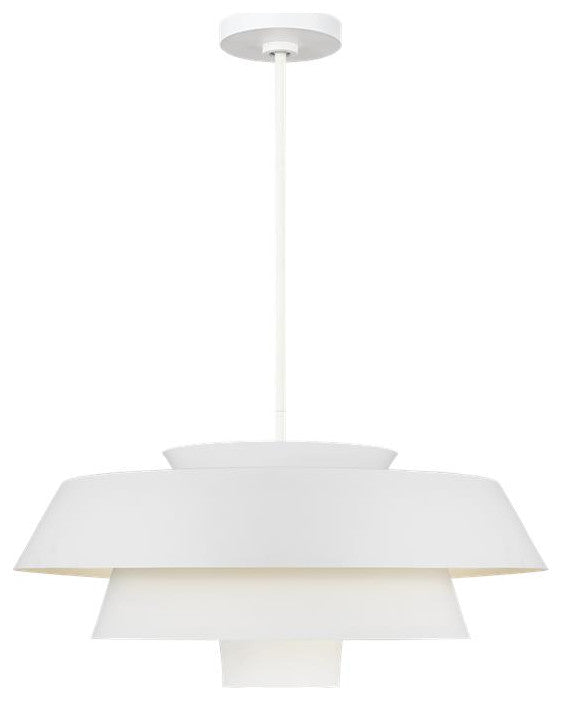 Generation Lighting, EP1081MWT, Large Pendant, Matte White