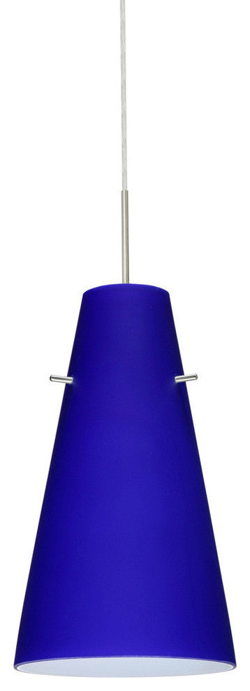 Cierro 1 Light Pendant Lighting, Satin Nickel