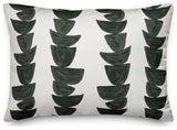 Monochromatic Stacked Bowls 14"x20" Spun Poly Pillow