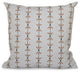 Jodhpur Stripe, Stripe Outdoor Pillow, Taupe, 20"x20"