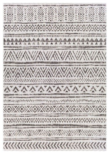 Surya Eagean EAG-2347 2'7"x10' Rug, Black/White/Medium Gray