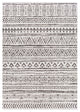 Surya Eagean EAG-2347 2'7"x10' Rug, Black/White/Medium Gray
