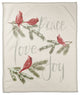 Peace Love Joy 3 50x60 Coral Fleece Blanket