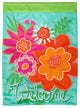 Flg Welcome Summer Floral Poly Garden