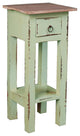 Sunset Trading Cottage Narrow Side Table, Distressed, Bahama, Limewash