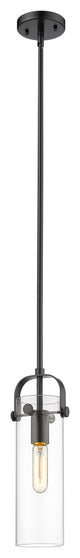 Innovations Lighting 423-1S-BK-4CL-LED Pilaster 1 Light 25" Mini Pendant