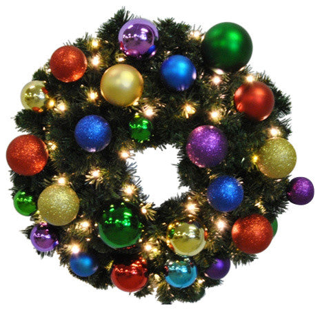 3' Sequoia Wreath Decorated With The Royal Ornament