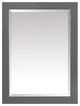 Avanity 22" Mirror Cabinet For Allie/Austen, Twilight Gray With Matte Gold Trim