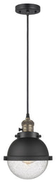 INNOVATIONS 201CSW-BAB-HFS-64-BK 1-Light Mini Pendant Matte Black