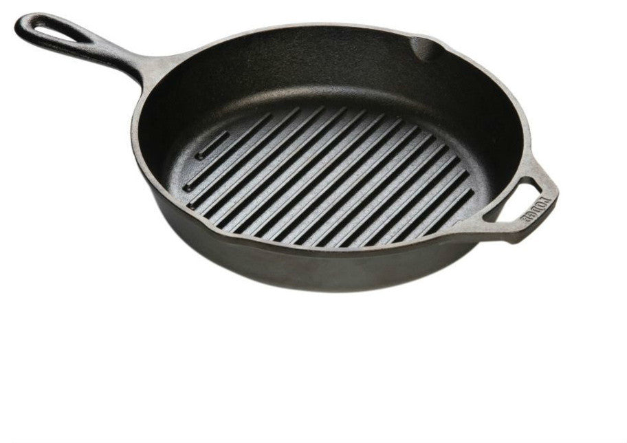 Lodge Cast Iron Round Grill Pan, 10-1/4 "
