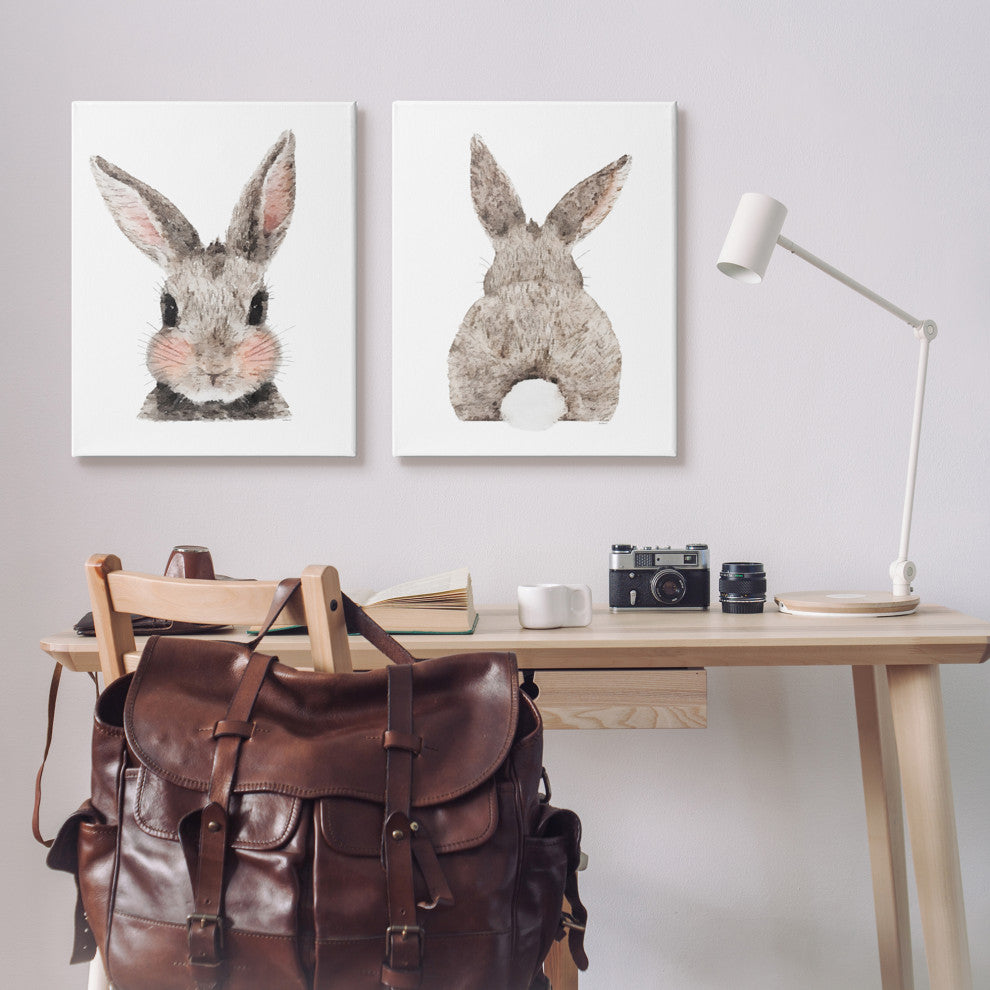 Adorable Bunny Cotton Tail Kid's Rabbit Blushing,24 x 30