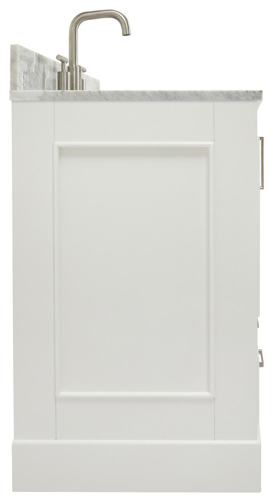 Ariel Stafford 37" Single Left Offset Oval Sink Bathroom Vanity