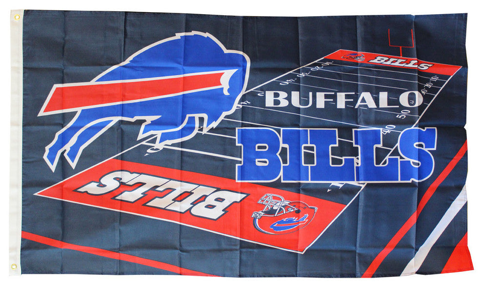 Buffalo Bills - 3' x 5' NFL Polyester Flag (Field Design)