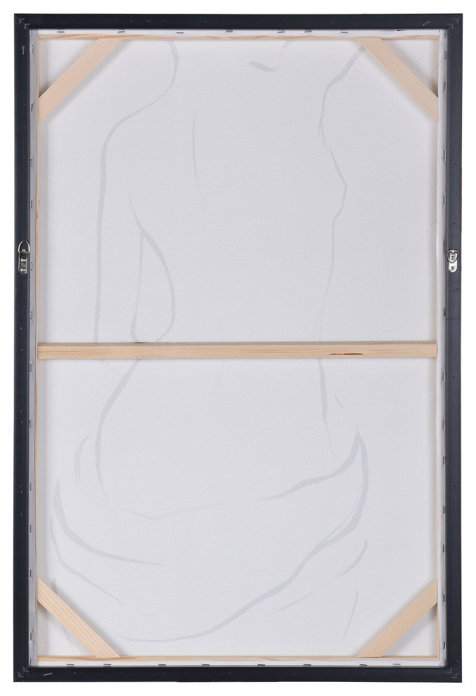 The Female Form: Part I Art Print on Canvas- Framed