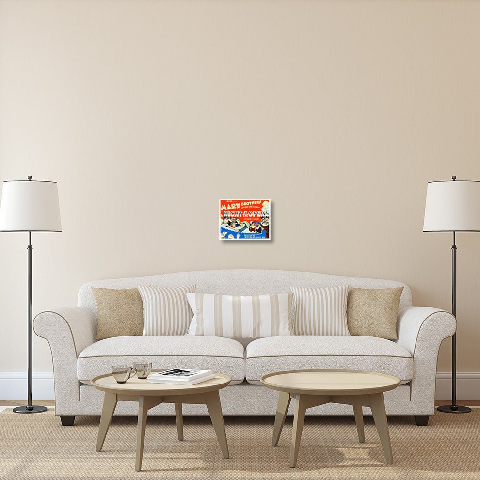 "Marx Brothers - A Night at the Opera 06" Canvas Giclee, 16"x13"