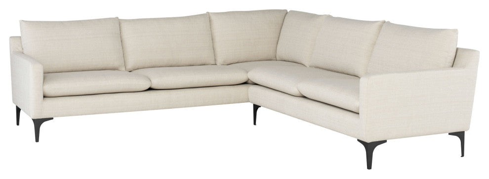 Anders Sand Fabric Sectional Sofa, HGSC667