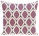 Pebbles Geometric Print Pillow, Passion Flower, 16"x16"