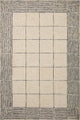 Chris Loves Julia x Loloi Francis Cream / Black 7'-9" x 9'-9" Area Rug
