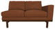 Cantor Right Arm Leather Sofa, Finish: Pumpernickel, Leather: Amber