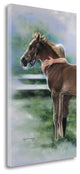 "Emily And The Foal" By Lesley Harrison, Giclee Print on Gallery Wrap Canvas