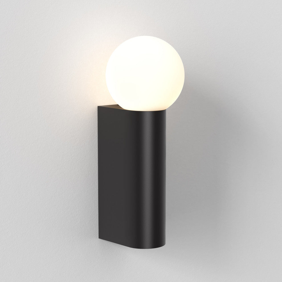 Astro Ortona Single, Dimmable Bathroom Wall Light (Matt Black)