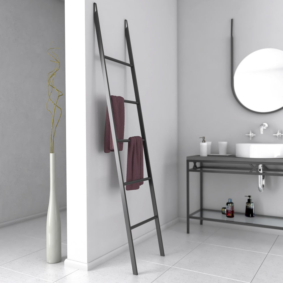Leaning Metal Towel Blanket Ladder, 6'