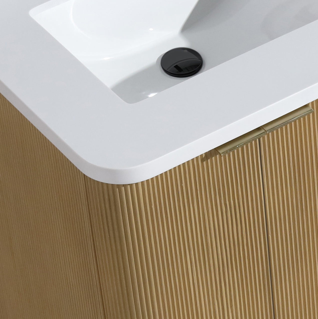 Ari Kitchen and Bath Calamigo 60" Freestanding Bathroom Vanity Oak