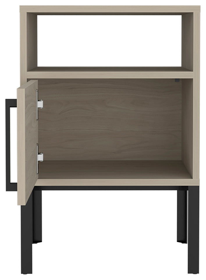 Talmage Modern Nightstand in Birch
