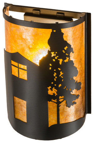 8 Wide County Fair Wall Sconce