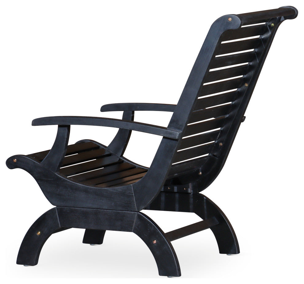 DTY Outdoor Living Aspen Eucalyptus Plantation Chair, Espresso