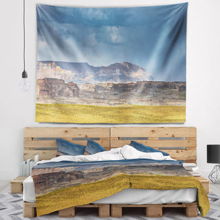Lake Powell Panorama Landscape Wall Tapestry, 92"x78"