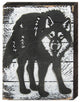 Standing Wolf Block