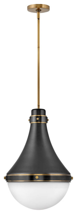 Oliver Medium Pendant in Black