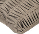 Gray Decorative Pillow Covers 24"x24" Suede Fabric, Stone Gray Wind Folds