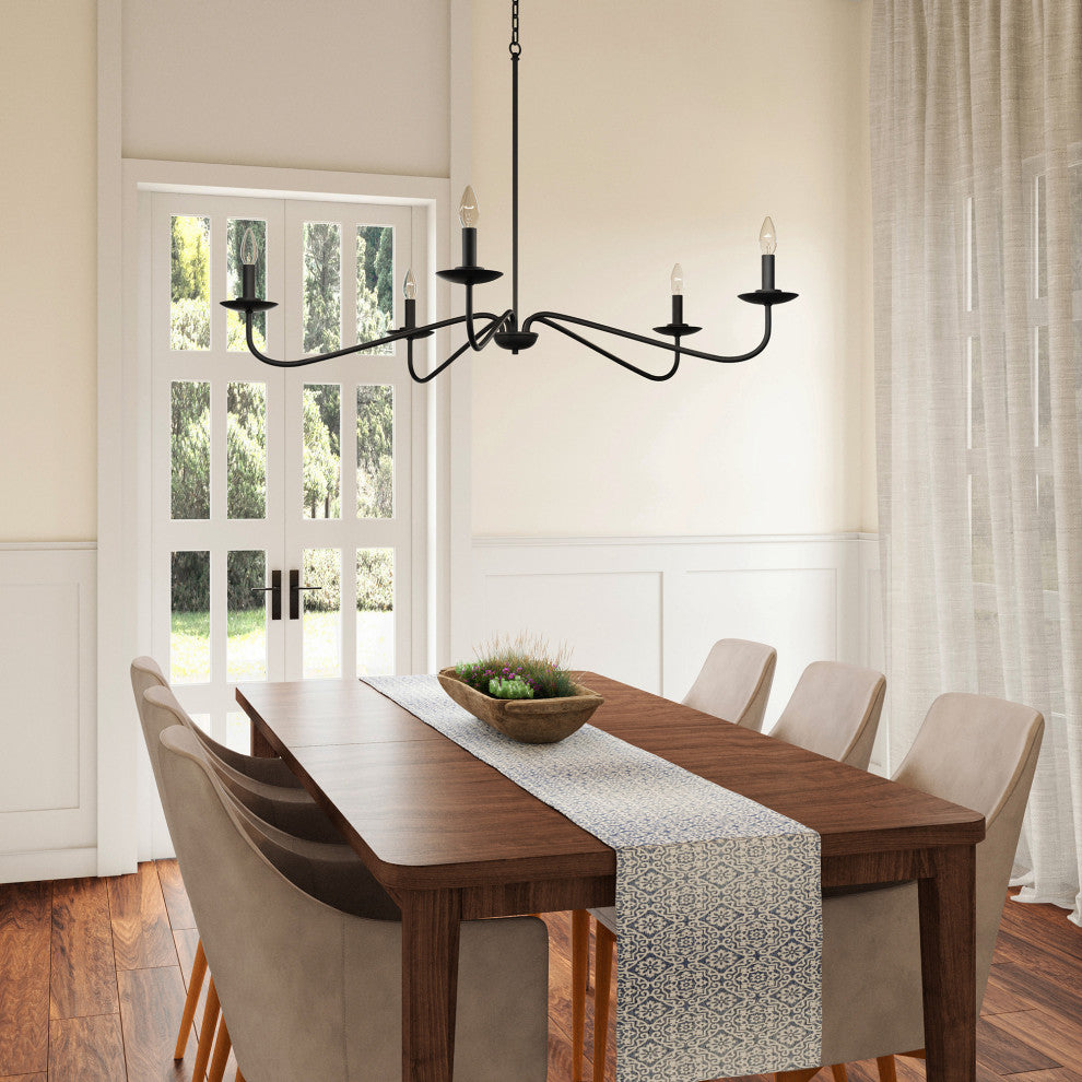 5-Light Elegant Traditional Chandelier
