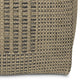 Delilah Square Woven Pouf, Natural