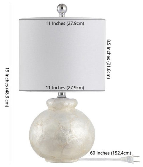 Safavieh Ivy Resin Table Lamp Ivory