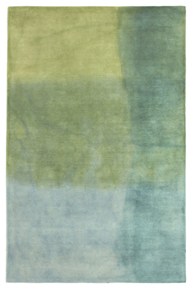 Piazza Watercolors Indoor Rug Sea Breeze 5'x7'6"